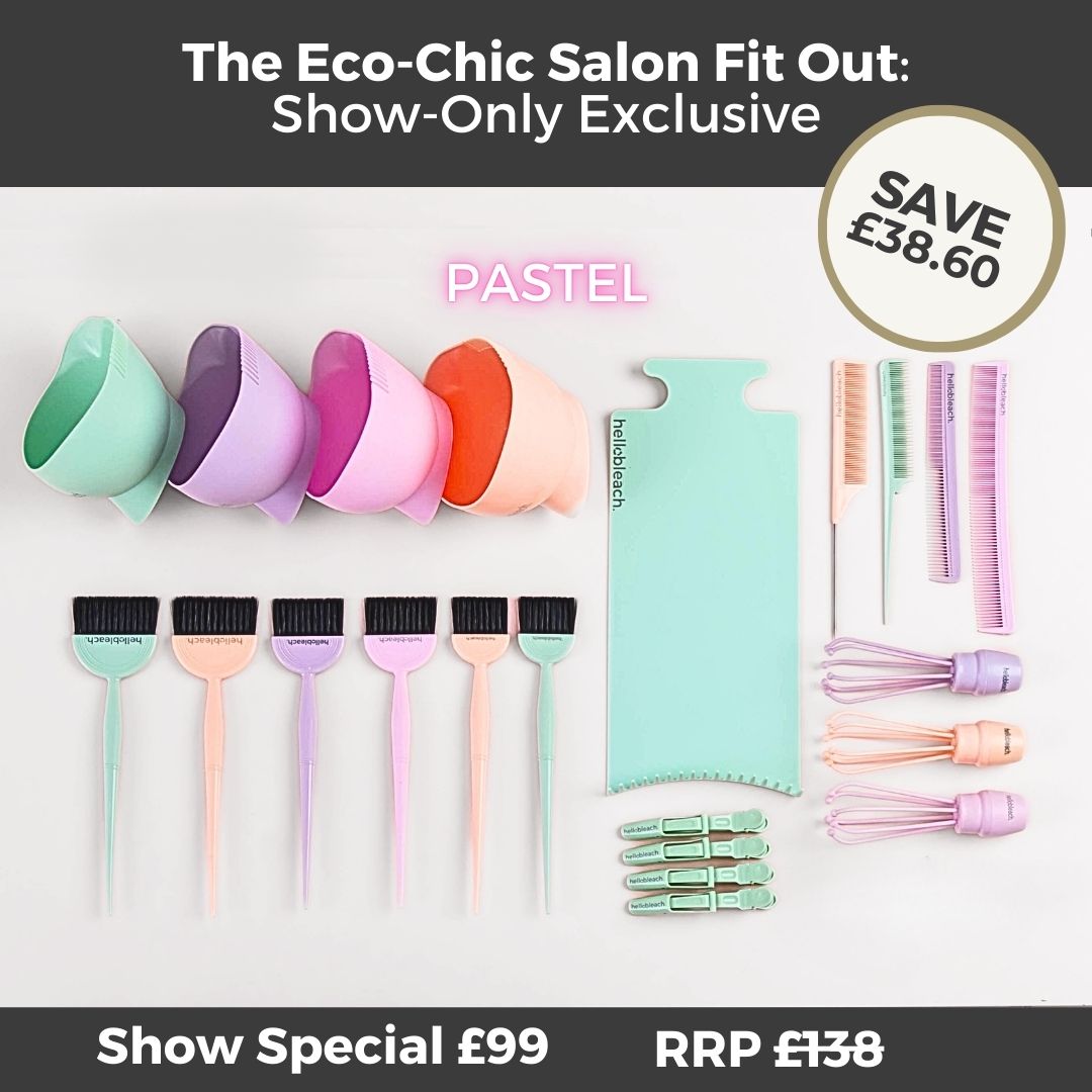Pastel Eco-Chic Salon Fit Out: Show-Only Exclusive