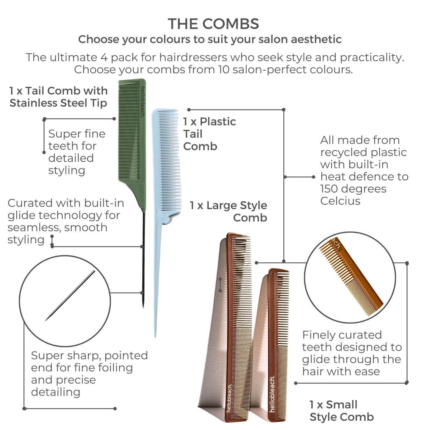 Plastic Tail Comb