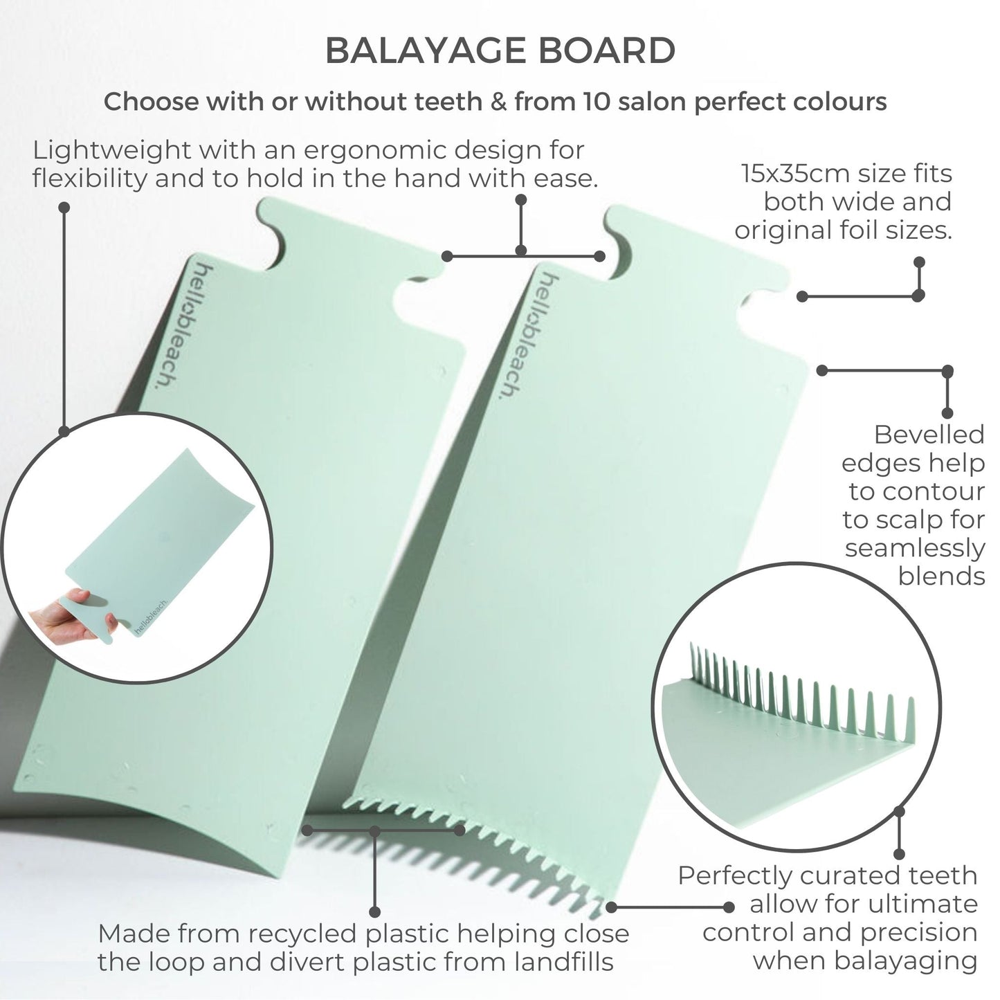 Balayage Board With Teeth